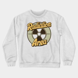 radiation symbol vintage tv Crewneck Sweatshirt